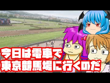 【ちょっとだけ車載】今日は東京競馬場に電車で行って指定席で観戦するのだ