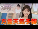 【小川千奈】□□□っ「方言天気予報でがんす(ツベコメ有り)」