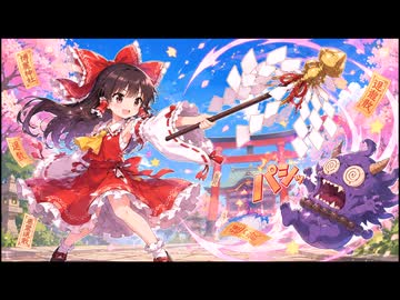 よくある神社系アニメのアイキャッチ.BGM