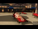 DOAX2　レイファン　プールサイドメニュー夕方　オストリッチ（髪どめあり）