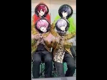 4人で手を繋ぎながら踊ってみた