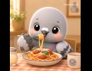 【AI×ASMR】ぽっぽの今日のご飯「ミートソーススパゲティ□」□□