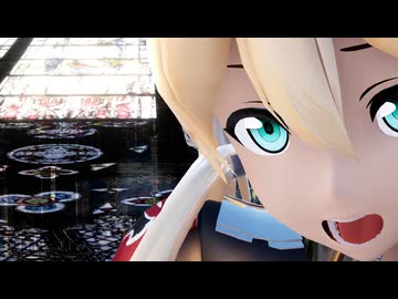 【Ray-mmd】プリンツとビスマルクがゴシックカテドラルでデビルじゃないもん