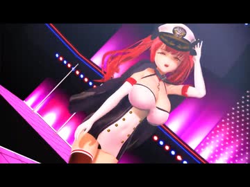 【アズレンMMD】ムチムチなホノルルがsexyに踊るDUN DUN【アズールレーン  Azur Lane 碧藍航線 벽람항로】