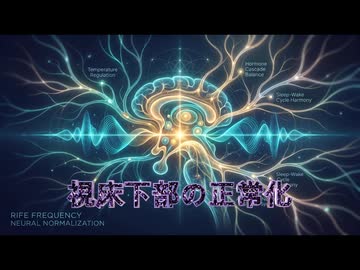 視床下部の正常化。Rife周波数。バイオレゾナンス