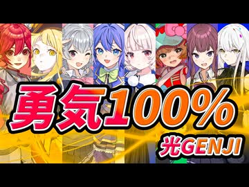 【8人で】勇気100%【Synthesizer V × VoiSona】カバー / 光GENJI