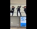 沼津駅で駅員のコスプレをしたAqoursがお出迎え