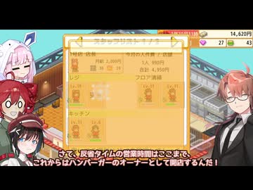 【重音テトとムギの重ねすぎプレイWith赤城行・雪音りう】重音バーガーと猫　16段目【創作ハンバーガー堂】