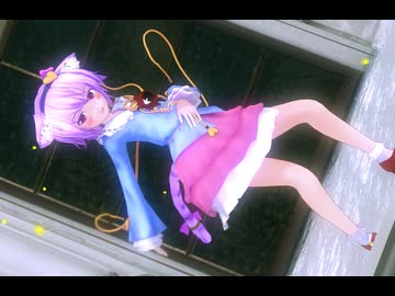 【MMD】ミニスカ＆猫コスさとり様が激しく踊る動画【フルHDリメイク】