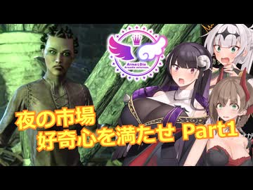 【エルダースクロールズオンライン】夜の市場 好奇心を満たせ Part1【COEIROINK実況】