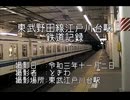 東武鉄道野田線江戸川台駅鉄道記録