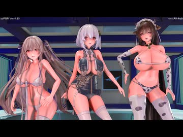 【sdPBR480】【MMDアズレン】樫野・シリアス・アンカレッジで「STEP」【MMD/1080p/60fps】