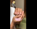 鳥の液体化現象ｗお父ちゃんの手の中でとろけるインコのんたま