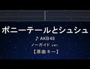 カラオケ♬ ポニーテールとシュシュ - AKB48 【ガイドメロディなし】 インスト, 歌詞 ふりがな