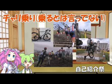 【自己紹介祭】ずんだもんはチャリ乗らない系車載者だったようです