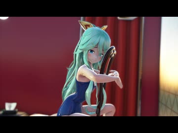 【MMD】山風でエロ座りダンス【健全Ver】