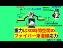 重力と量子もつれ原理解明した重力は6次元時空の量子もつれファイバー束応力だった、記念にをご神体（ビールにニート神）を召喚してみた。記念に3D水ホログラムにレミリ＆アフランと東方MMD召喚してみた