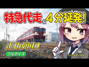 【走ル列車！】特急代走4分延、国鉄型で本線爆走！(長柄→金森)