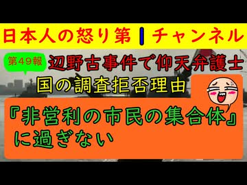 【第49報！】辺野古事件で仰天弁護士が登場する「ヘリ基地協の皆さんは非営利の市民が緩く集まった」だけのことでございますのよ～ 極左暴力集団のあきれた言い訳
