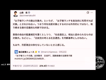 260527山口⑤国旗損壊罪の創設と処罰対象の調整