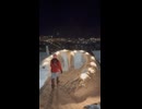 「天狗山の雪あかり」のライトアップ『ハートのオブジェ』 - 2026年2月7日 (Short video)