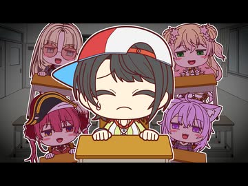 【手描き】メンバー集めたら全員下ネタガチ勢だった【ホロライブ/大空スバル/大神ミオ/宝鐘マリン/猫又おかゆ/桃鈴ねね/虎金妃笑虎】