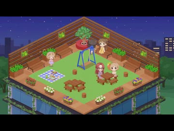 【デレステ】ルームコーデとかただ眺める動画：庭園編