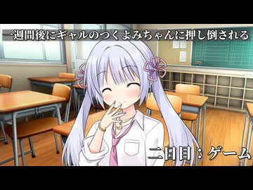 【ヤンデレ劇場】一週間後にギャルのつくよみちゃんに押し倒される【ニ日目：ゲーム】