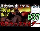 【真女神転生３マニアクス】低レベル＆２人パーティ縛り #37 VSブラックライダー