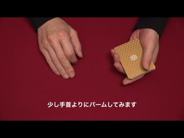 523 パームの考察02（動きの気配を消す、カードの位置）