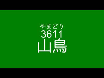 3611(山鳥)