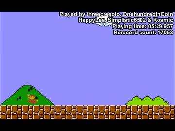 [TAS] FDS Super Mario Bros. "game end glitch" in 05:29.957