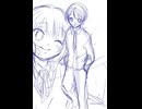ラブコメ漫画風イラスト