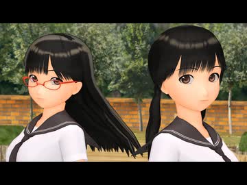 【MMD】鞍掛てとら姉妹で「少女未遂」