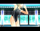 【ドリームクラブ】 Glory days!(フリーラン/左サイド) 理保(素面) 競泳水着