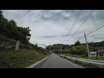 岩手　大船渡、陸前高田、宮城　気仙沼　三陸ドライブ　17　黒崎仙峡から陸前高田方面へ　2025　0712