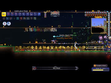 【Terraria Calamity Mod】パンプキンムーンで武器紹介のみ part45【ゆっくり実況プレイ】