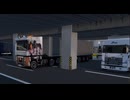 ETS2 Project Japan MOD(Hard Company)　りんごを大阪から大阪に配送