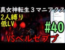 【真女神転生３マニアクス】低レベル＆２人パーティ縛り #40 VSベルゼブブ