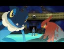 ポケットモンスターXY　第96話　ヒャッコクジムのダブルバトル！ゴジカの未来予知！！