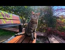 【癒し注意】公園のベンチで猫の隣に座った結果→そのままナデナデ会が始まった