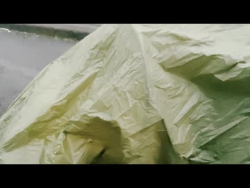 帰途シートには一滴の雨粒なし　#天候操作は自在