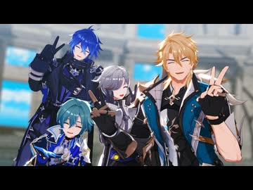【原神MMD】ディア(DEAR)【フリンズ・イルーガ・ファルカ・ローエン】