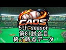 CAOSリーグ　5th season 81試合終了データ