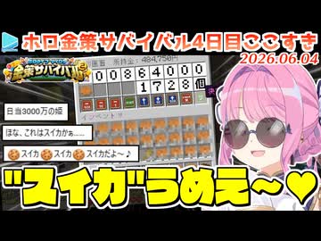 【#ホロ金策サバイバル2】4日目ここすきゆるまとめ