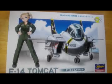 【 マゾプラレビュー】ハセガワ たまごひこーき アメリカ海軍 F-14 トムキャット