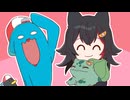 【手描き】フシギダネ身バレする狼とソーナンス身バレするアヒル【大空スバル／大神ミオ／ホロライブ／切り抜き動画】