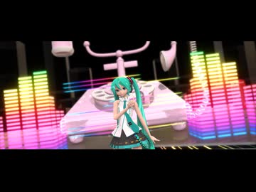 【MMD】うちのミクさんがデフォルト衣装でtelephone39