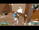 【Fortnite】一撃でデュオ壊滅！エクスプローシブスナイパーの弾丸一発で2人同時に吹き飛ばした神シーン。