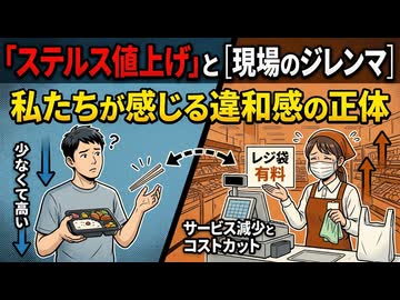 ステルス値上げと現場のジレンマ。私たちが感じる違和感の正体